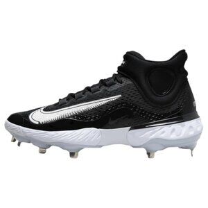 Nike Alpha Huarache Elite 4 Mid Metal Baseball Cleat Black DJ6520-001 Men 14 NEW